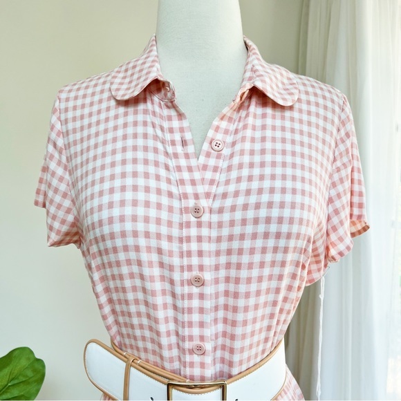 Anthropologie Reformation gingham midi dress - Picture 5 of 12